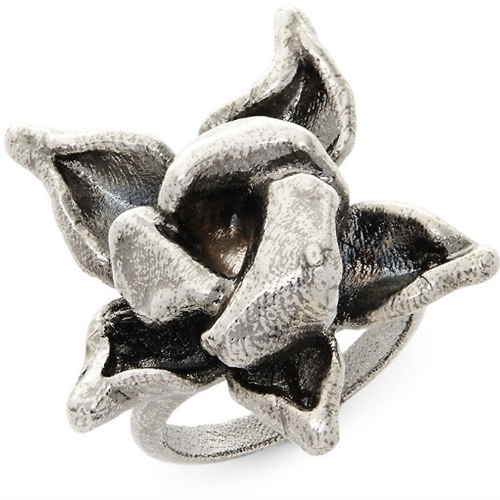 Designer Valentino Garavani Rose 5 Piece Ring Set-New WTag 130$